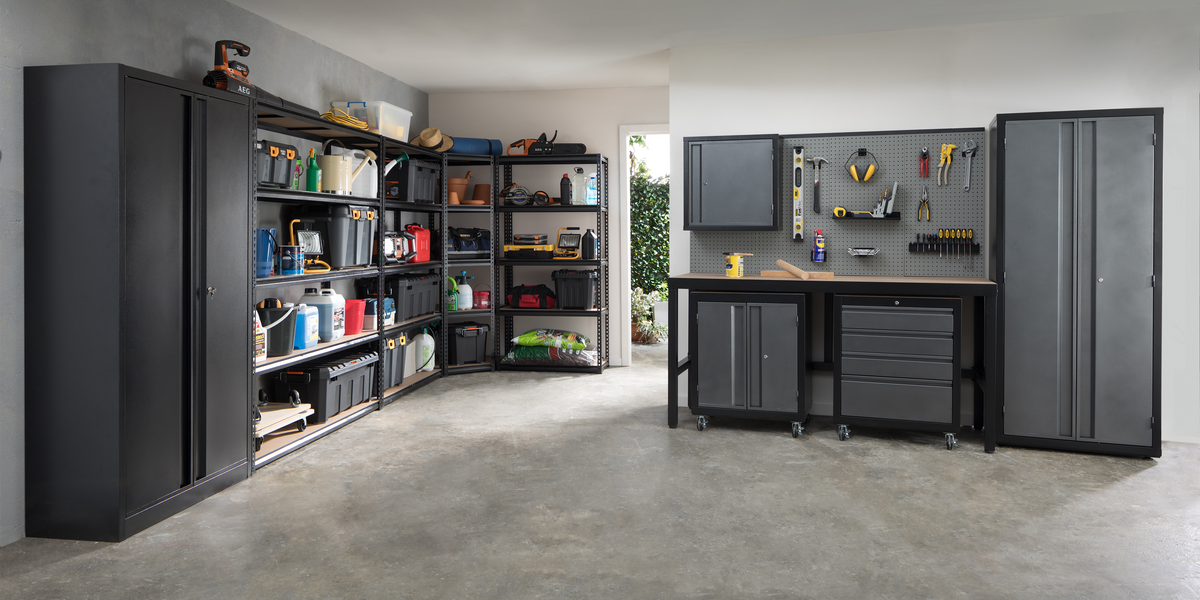 Modular Garage Shelving & Storage | Buffalo Standard & Pro Systems ...