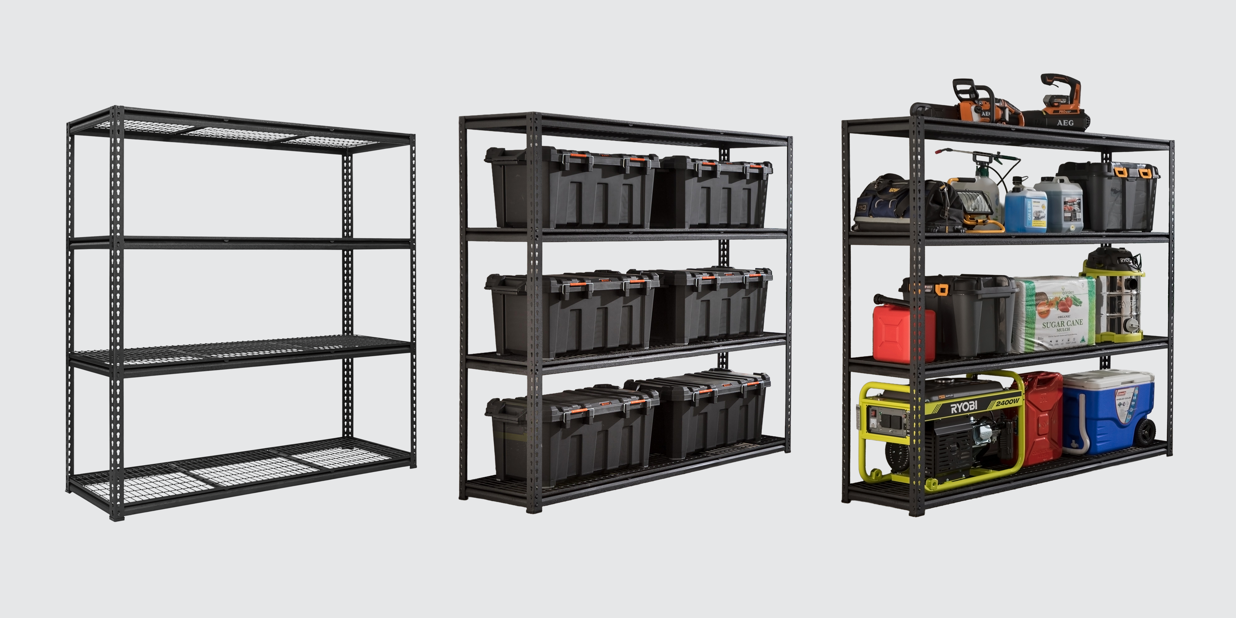 Buffalo Pro Extra-Large Heavy Duty Wire Rack | 625kg Garage Shelving ...