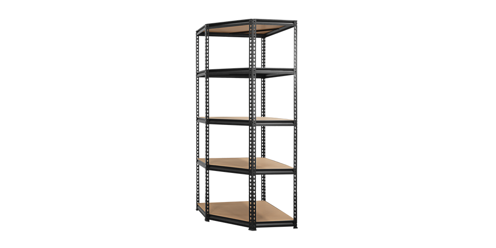 5 Tier Corner MDF Shelf