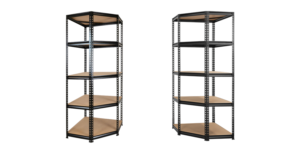 5 Tier Corner MDF Shelf