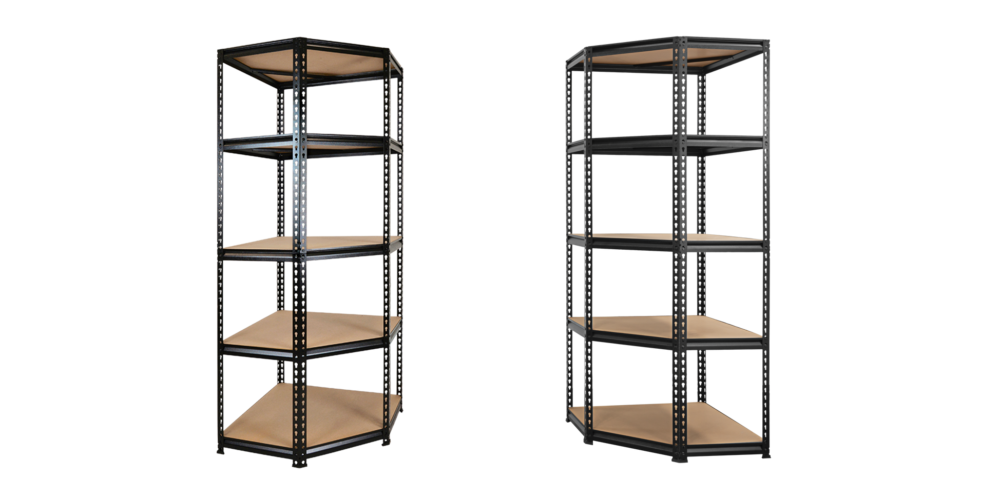 5 Tier Corner MDF Shelf