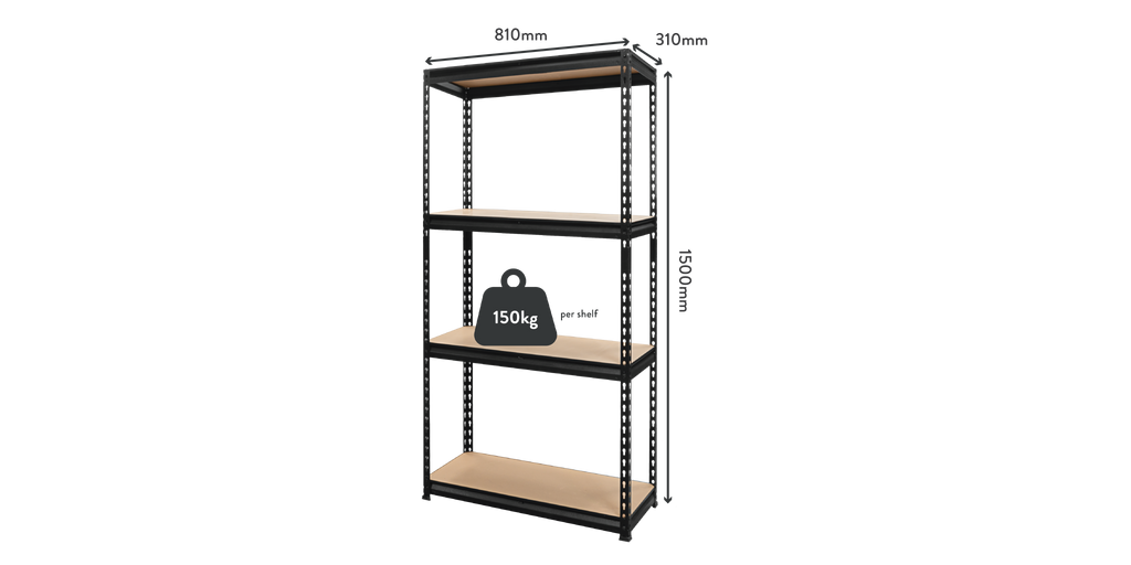 4 Tier MDF Shelf