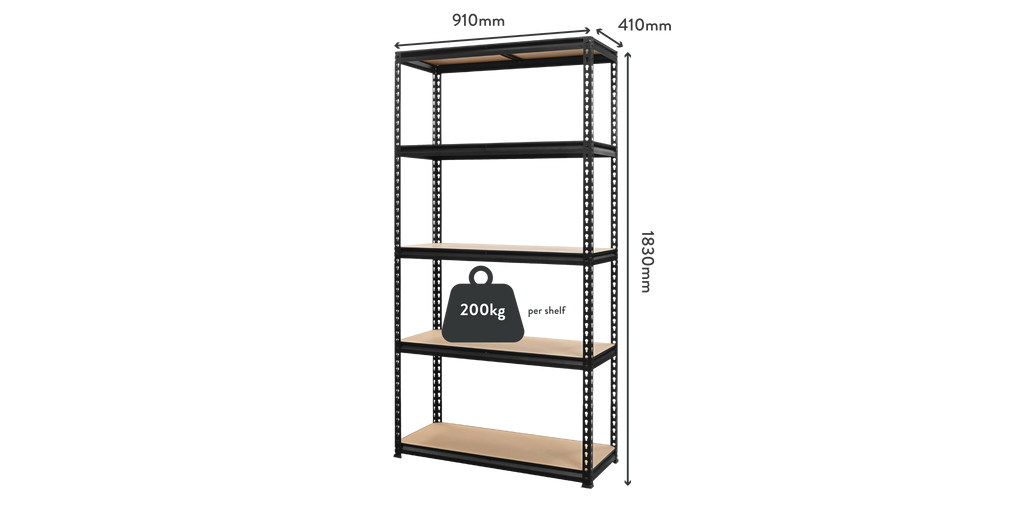 5 Tier MDF Shelf S