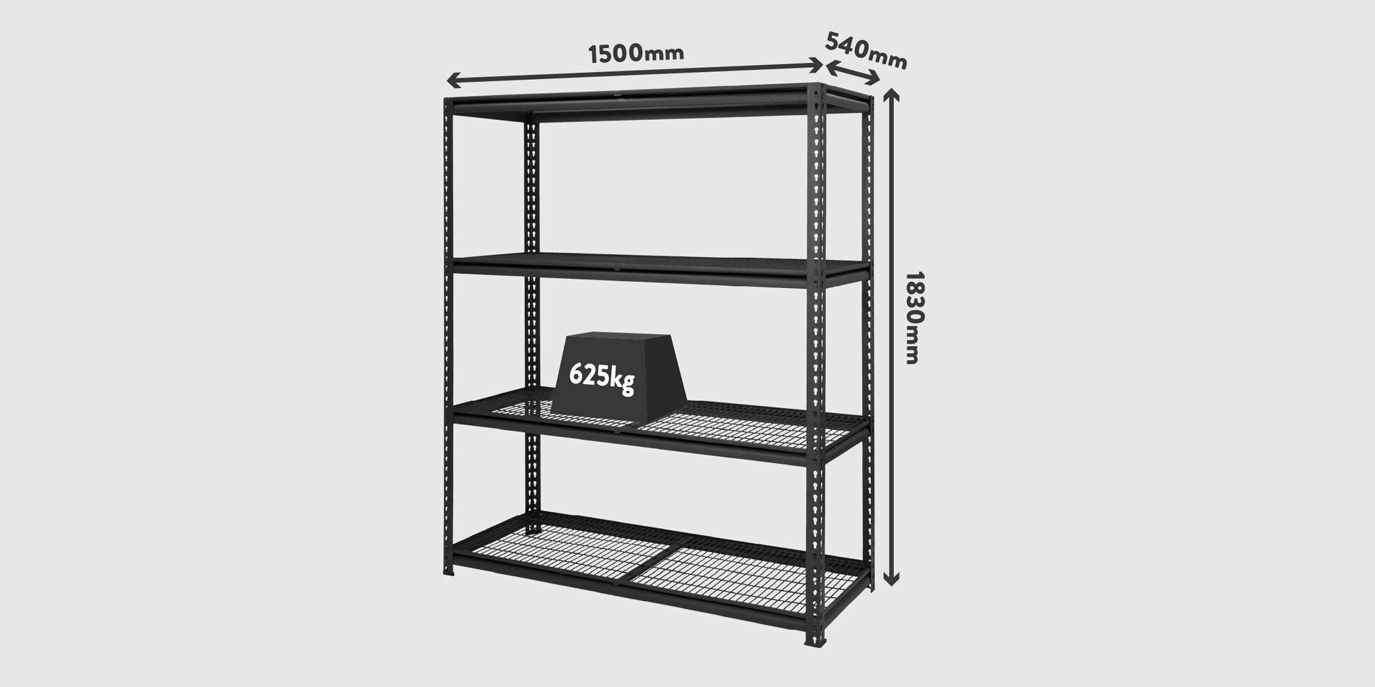 Heavy Duty Wire Rack L