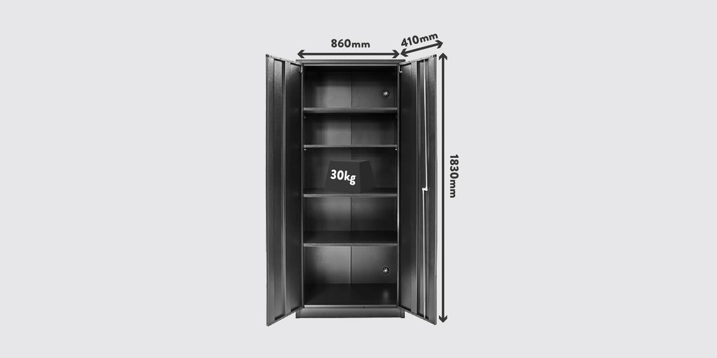 5 Shelf Metal Cabinet